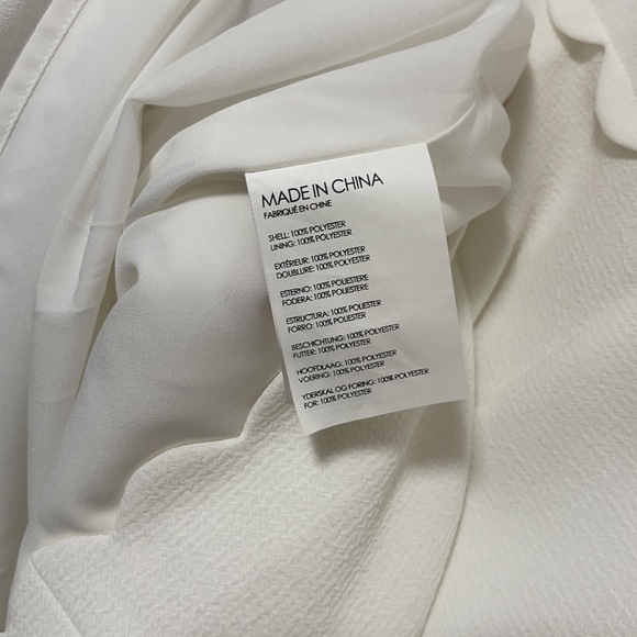 [Club Monaco] White Santina Scalloped Dress - Picture 11 of 13